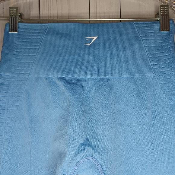 Gymshark Blue Leggings with Mesh Detail - Picture 8 of 15
